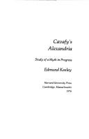 Cover of Cavafy's Alexandria by Edmund Keeley