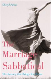 Front cover of The Marriage Sabbatical by Cheryl Jarvis