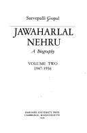 Cover of Jawaharlal Nehru by Sarvepalli Gopal
