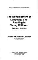 Front cover of The development of language and reading in young children by Susanna W. Pflaum