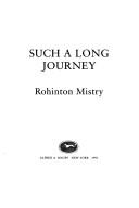 Cover of Such a long journey by Rohinton Mistry