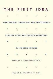 Cover of The First Idea by Stanley I. Greenspan