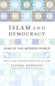 Front cover of Islam and democracy by Fatima Mernissi