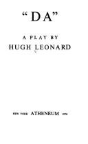 Cover of "Da" by Hugh Leonard