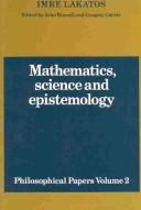 Front cover of Mathematics, science, and epistemology by Imre Lakatos