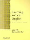 Cover of Learning to learn English by Gail Ellis