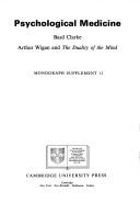 Front cover of Arthur Wigan and "The duality of the mind" by Clarke, Basil.