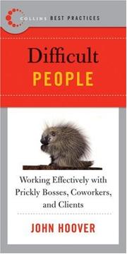 Cover of Best Practices: Difficult People by John Hoover