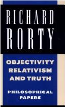 Cover of Objectivity, Relativism, and Truth by Richard Rorty