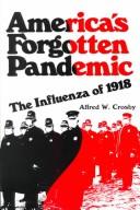 Cover of America's Forgotten Pandemic by Alfred W. Crosby