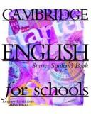Cover of Cambridge English for Schools Starter Workbook cassette by Andrew Littlejohn