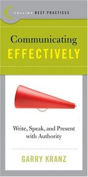 Cover of Best Practices: Communicating Effectively by Garry Kranz