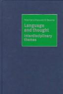 Cover of Language and thought by Peter Carruthers