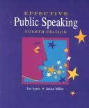 Cover of Effective public speaking by Joe Ayres