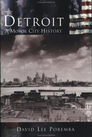 Cover of Detroit by David Lee Poremba