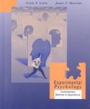 Cover of Experimental psychology by Unknown