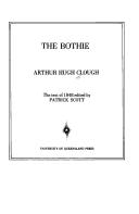 Front cover of The Bothie by Arthur Hugh Clough