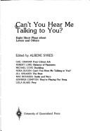 Cover of Can't you hear me talking to you? by Alrene Sykes