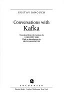 Cover of Gespräche mit Kafka by Gustav Janouch