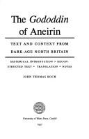 Front cover of The Gododdin of Aneurin by Aneirin.