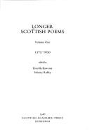 Front cover of Longer Scottish poems by Priscilla J. Bawcutt