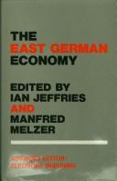 Front cover of The East German economy by Ian Jeffries