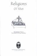 Front cover of The religions of Tibet by Giuseppe Tucci