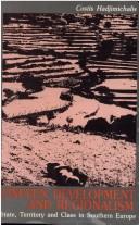 Front cover of Uneven development and regionalism by Costis Hadjimichalis
