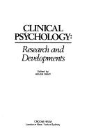 Front cover of Clinical psychology by Helen Dent