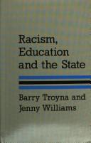 Front cover of Racism, education, and the state by Barry Troyna