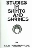 Front cover of Studies in Shinto and Shrines (Kegan Paul Japan Library) by Richard Arthur Brabazon Ponsonby-Fane