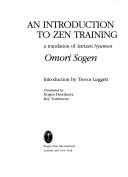 Front cover of An introduction to Zen training by Ōmori Sōgen