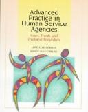 Front cover of Advanced practice in human service agencies by Lupe Alle-Corliss