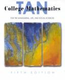 Front cover of College Mathematics for the Managerial, Life, and Social Sciences by Soo Tang Tan