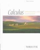Cover of Calculus by Edmond C. Tomastik