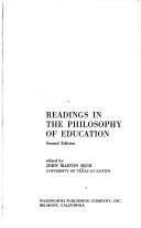Front cover of Readings in the philosophy of education by John Martin Rich
