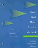 Cover of Social Work Macro Practice Workbook by David P. Fauri