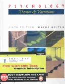 Front cover of Concept charts for study and review for Psychology by Wayne Weiten