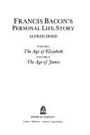 Front cover of Francis Bacon's personal life-story by Alfred Dodd