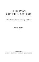 Front cover of Way of the Actor by Brian Bates
