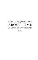 Cover of About time by Penelope Mortimer