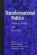 Cover of Transformational politics by Christa Daryl Slaton