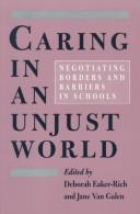 Front cover of Caring in an unjust world by Jane Van Galen