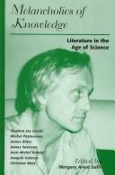 Front cover of Melchanolies [sic] of knowledge by Margery Arent Safir