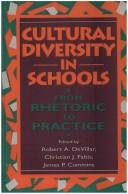 Cover of Cultural diversity in schools by Robert A. Devillar