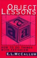 Cover of Object Lessons by E. L. McCallum