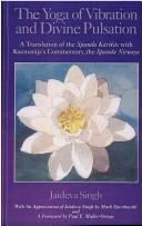 Front cover of The yoga of vibration and divine pulsation by Vasugupta.