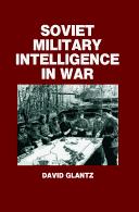 Cover of Soviet military intelligence in war by David M. Glantz