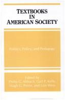 Cover of Textbooks in American society by Philip G. Altbach