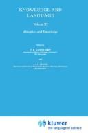 Cover of Knowledge and language by Eric J. Reuland